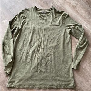 Coolibar UPF 50+ Men's Long Sleeve Tee - olive